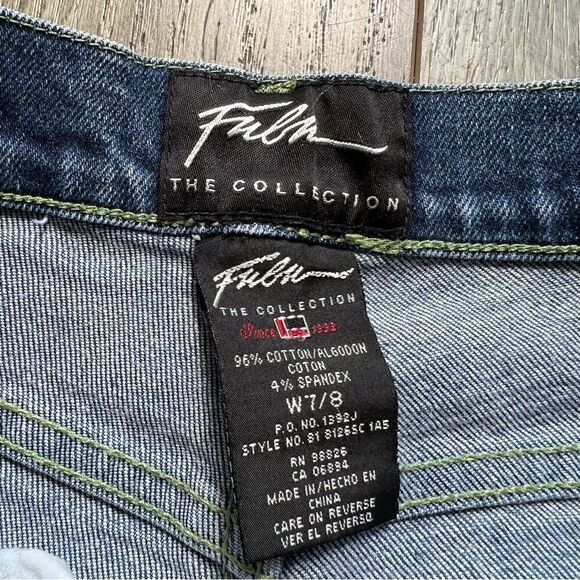 FUBU The Collection Jeans High Waist 90's Retro Straight Leg Jeans Size 7/8 - Picture 2 of 10